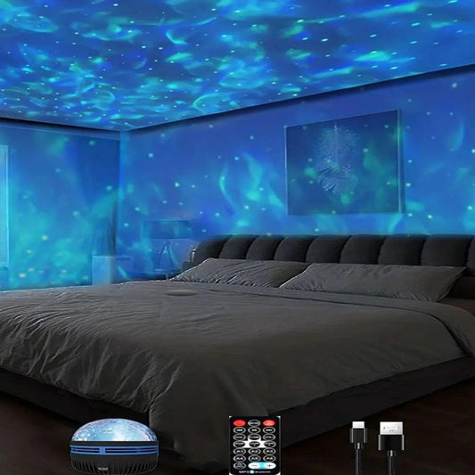 Water Ocean Wave Projector For Bedroom - Home Clouds